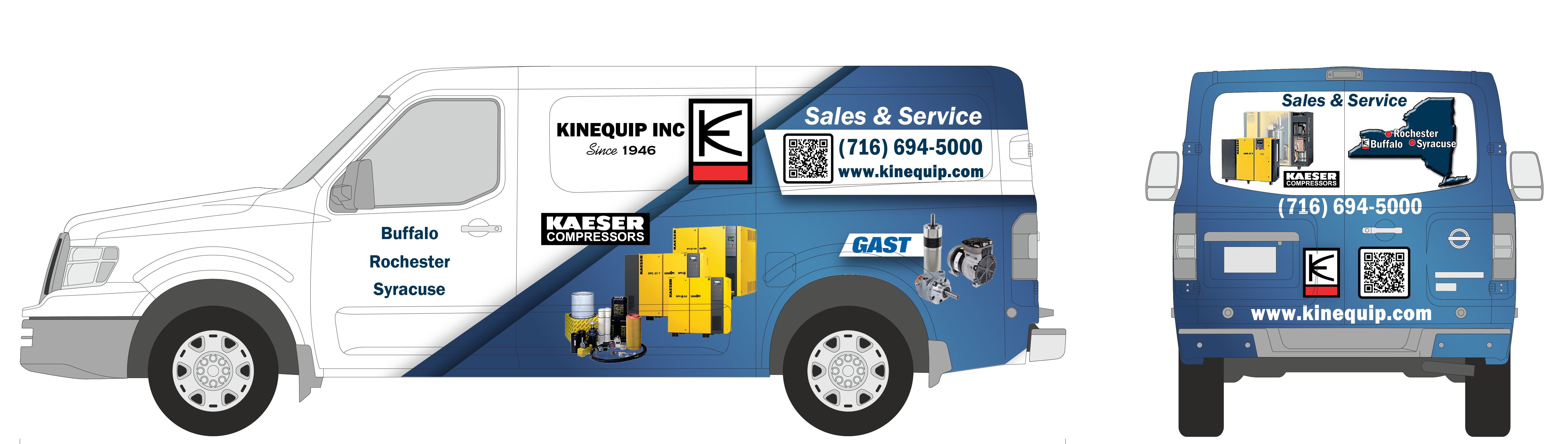 Compressed Air Service And Repairs Kinequip, Inc.