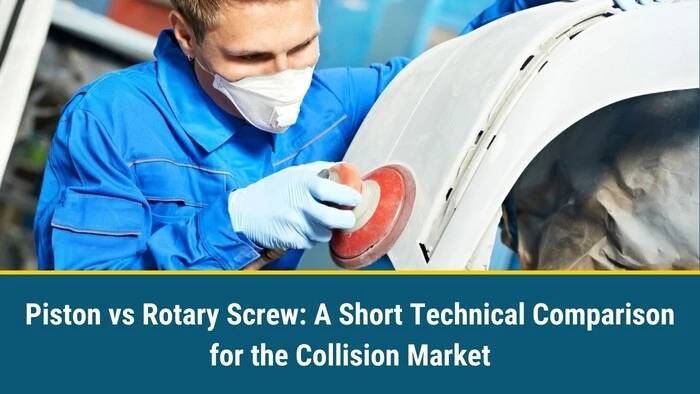 Piston vs Rotary Screw: A Short Technical Comparison for the Collision Market