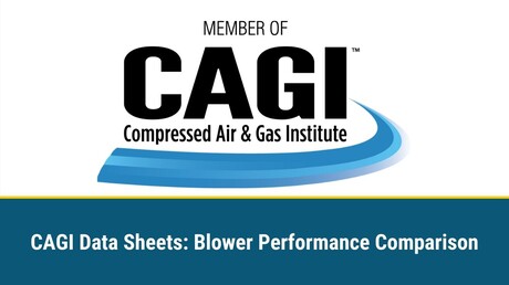 CAGI Data Sheets: Blower Performance Comparison